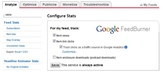 track feed clicks track feed clicks