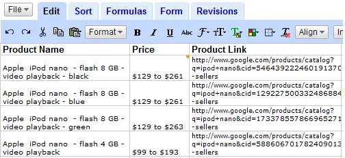 google-docs-sheet google-docs-sheet