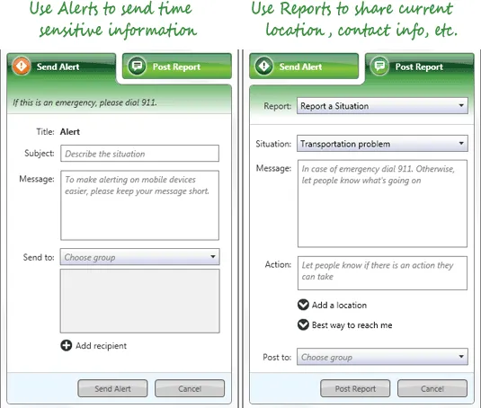 send messages in Vine send messages in Vine
