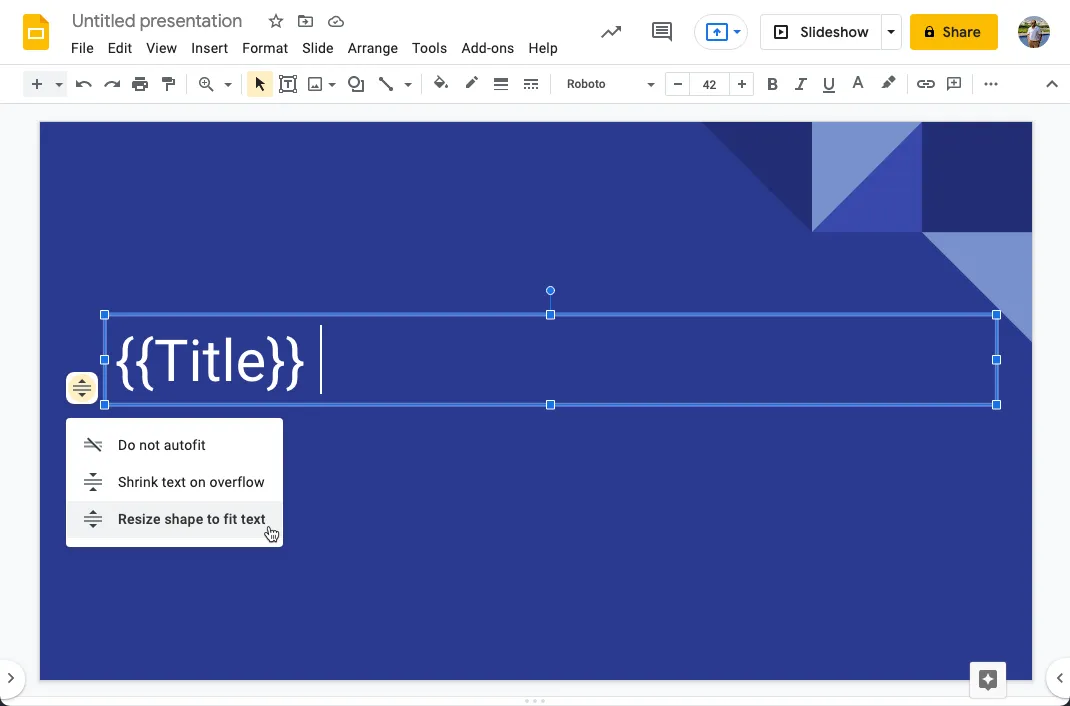 Google Slides Template