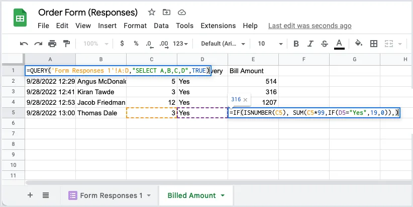 Query Function for Google Sheets