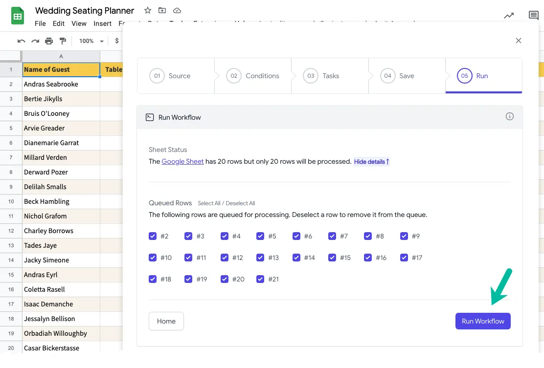 Generate Place Cards in Bulk