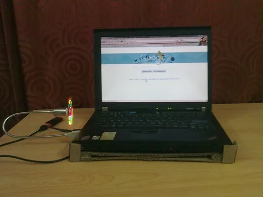 Cooling with a USB Fan