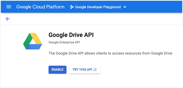 Google Drive API