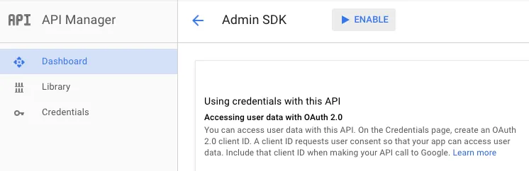 Admin SDK