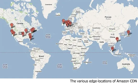 location of amazon cdn