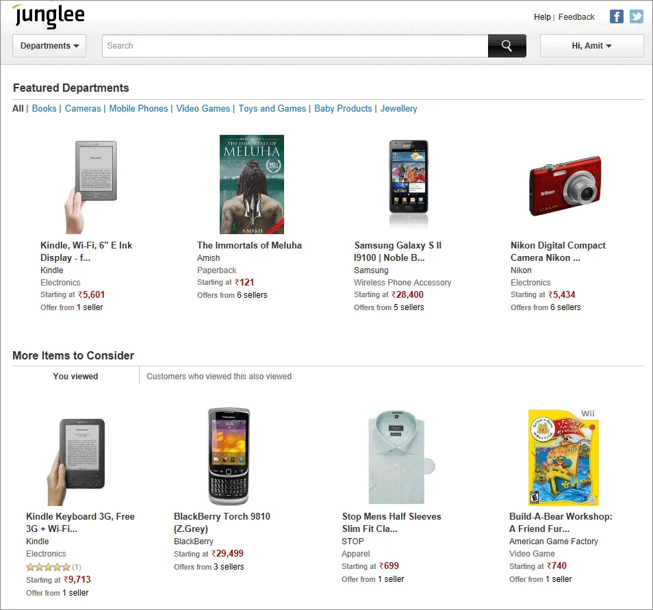 amazon india junglee