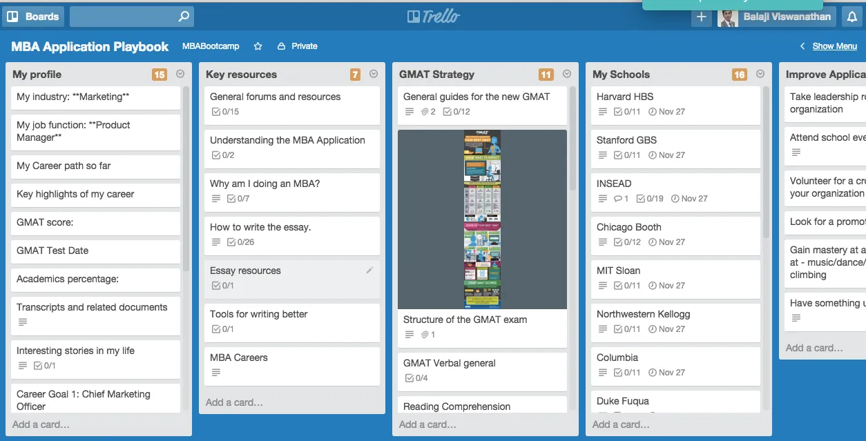 Class Teaching with Trello