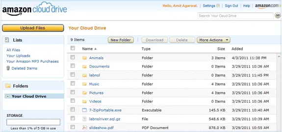 amazon cloud drive