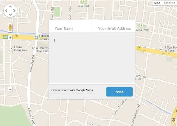 Contact Form with Google Maps