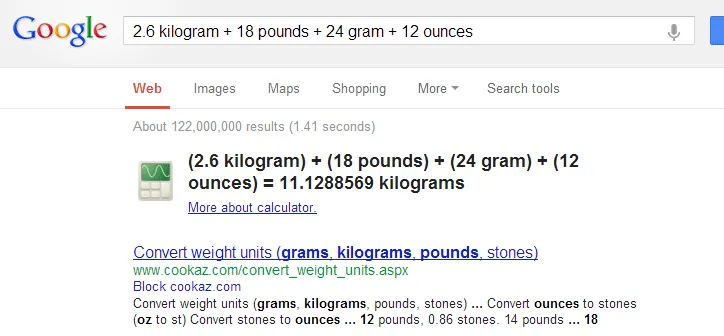 Convert Mass / Weight