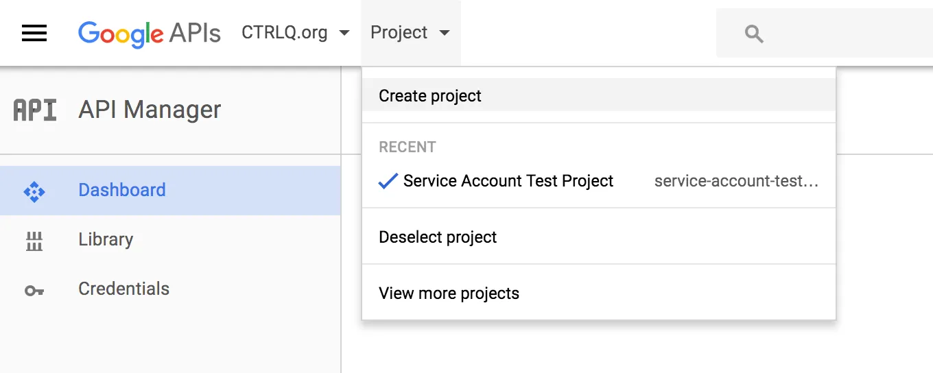 Create Google Cloud Project