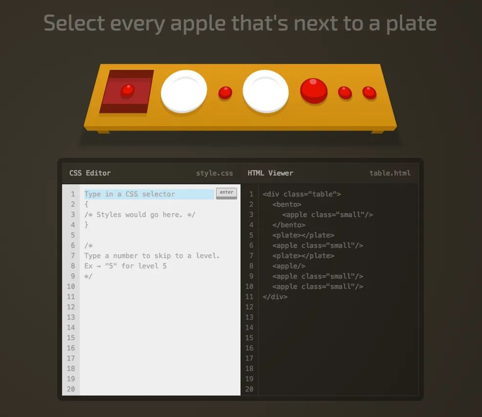 CSS Dinner Plate