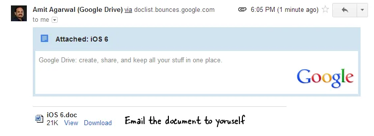 Download Doc from Google Docs