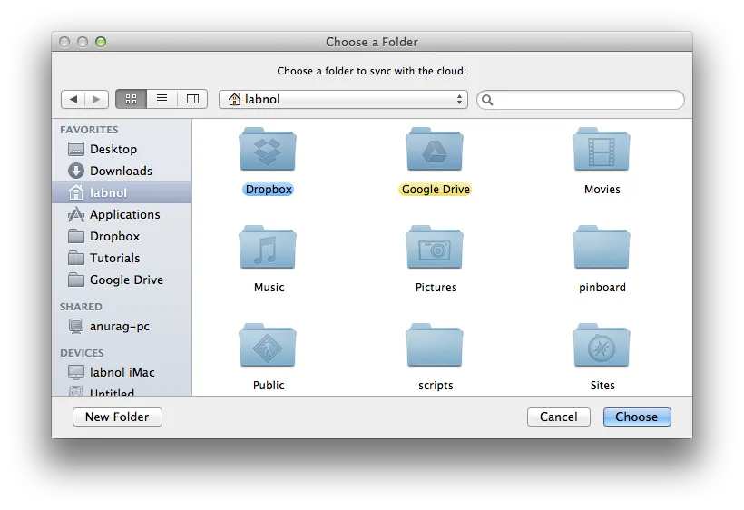 Dropbox for Mac Sync