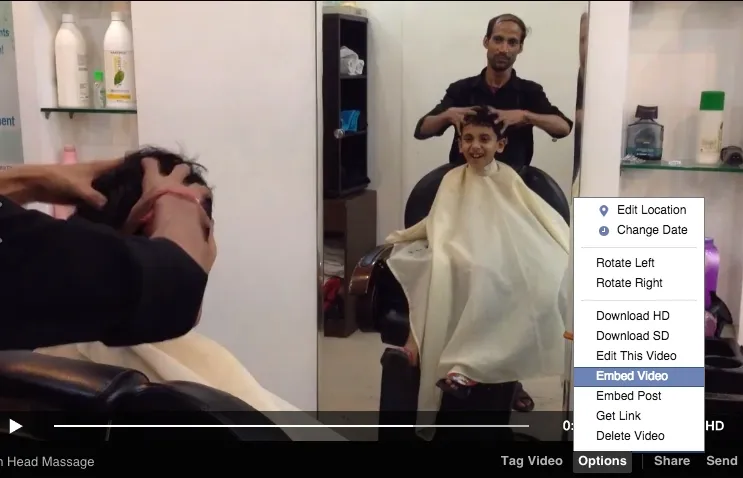 Embed Facebook Video