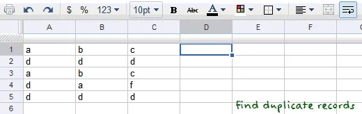 find duplicates find duplicates
