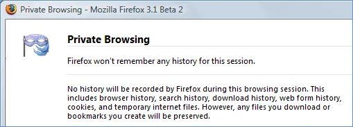 firefox private browsing