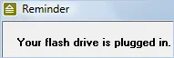 flash drive reminder