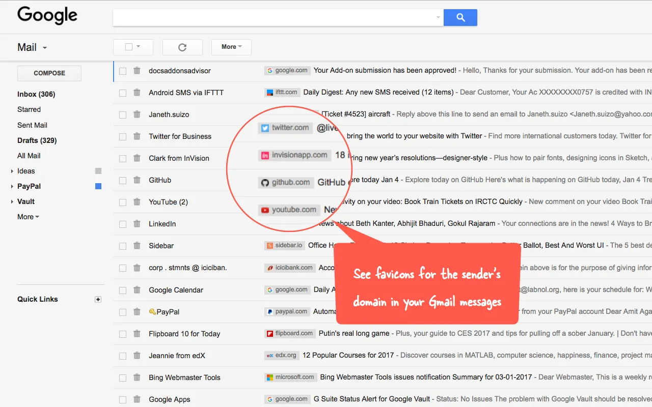 Gmail Icons