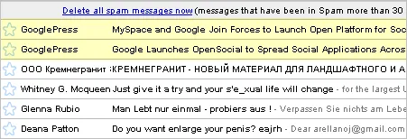 gmail google spam