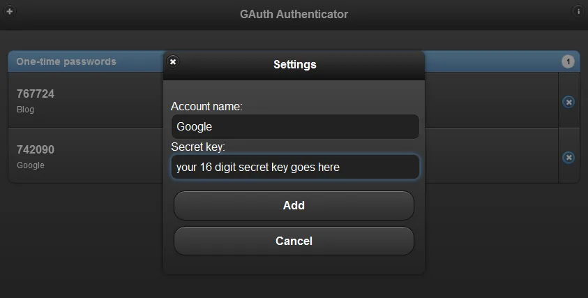 Google Authenticator on Desktop