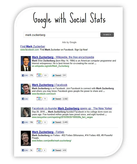 Google Social Search