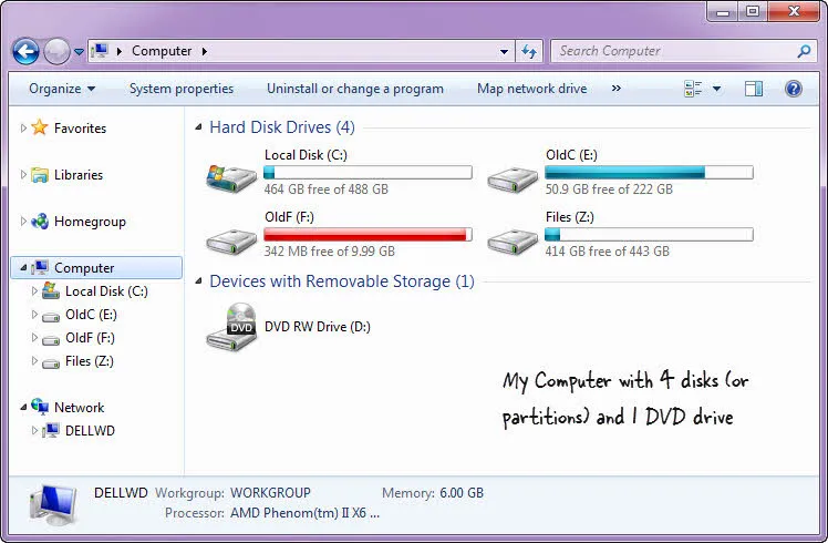 Hide the Computer Drives