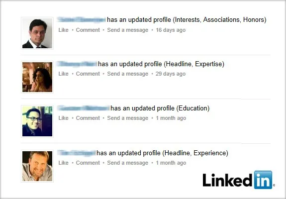 linkedin updates