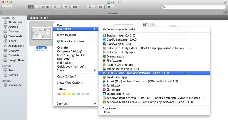 Mac Contextual Menu Cluttered