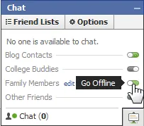 go offline chat