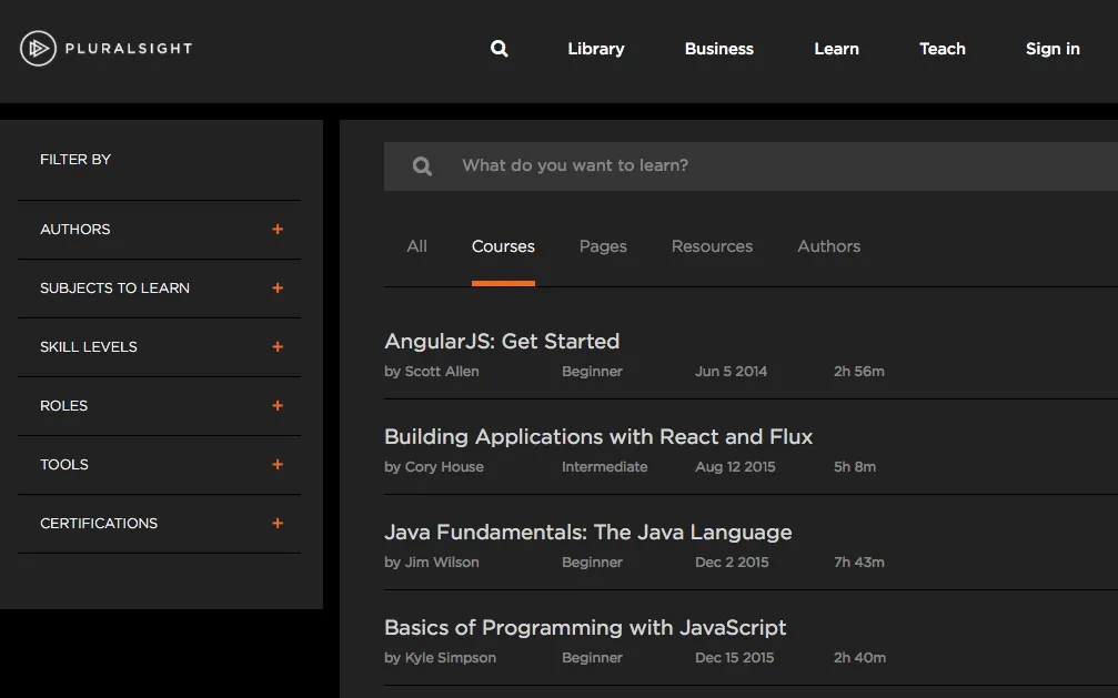 Pluralsight Video Training