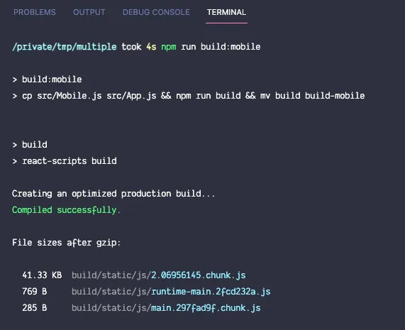 React Multiple Entry Points