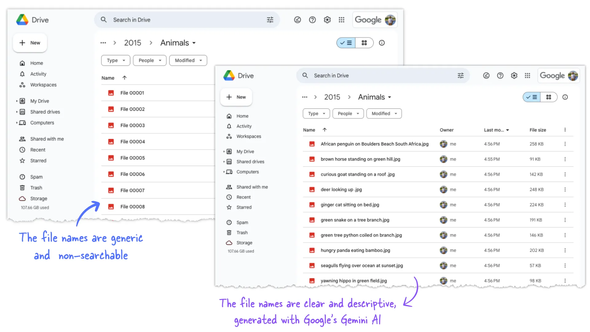 Rename Files in Google Drive