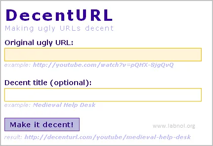 short beautiful urls