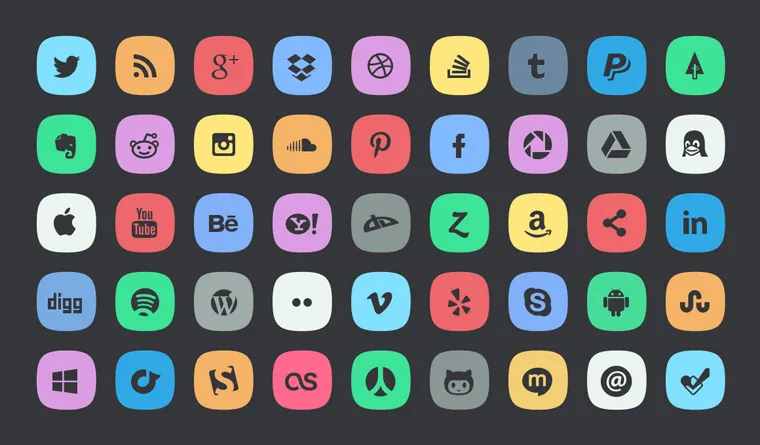 social-icon-badges