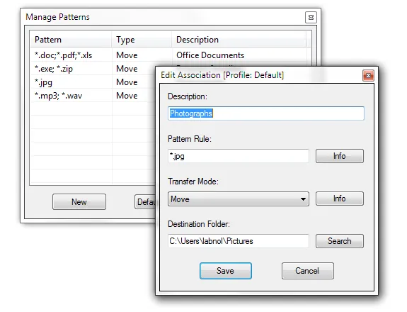 desktop sort rules