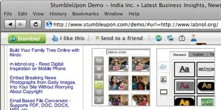 stumbleupon safari toolbar