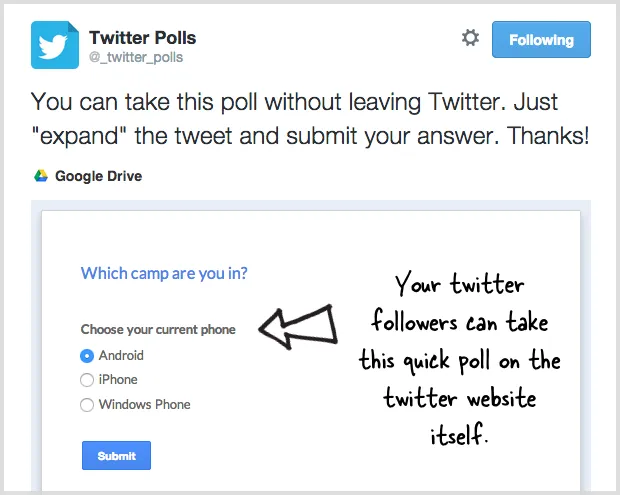 Twitter Polls