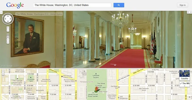 whitehouse virtual tour