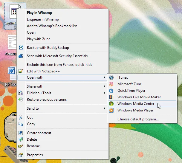 Windows Context Menu