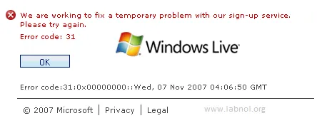 windows live email address