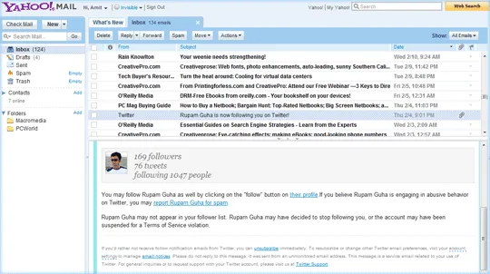 Reading Pane for Email Preview