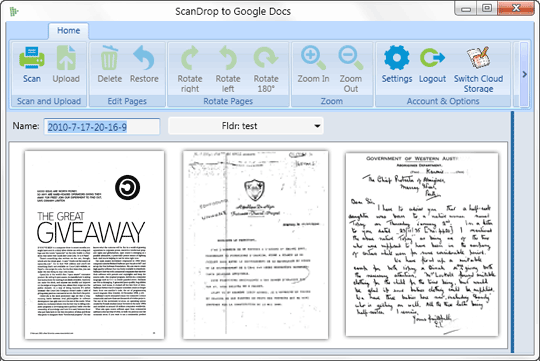Scan and Upload Paper Documents to Google - Inspiration