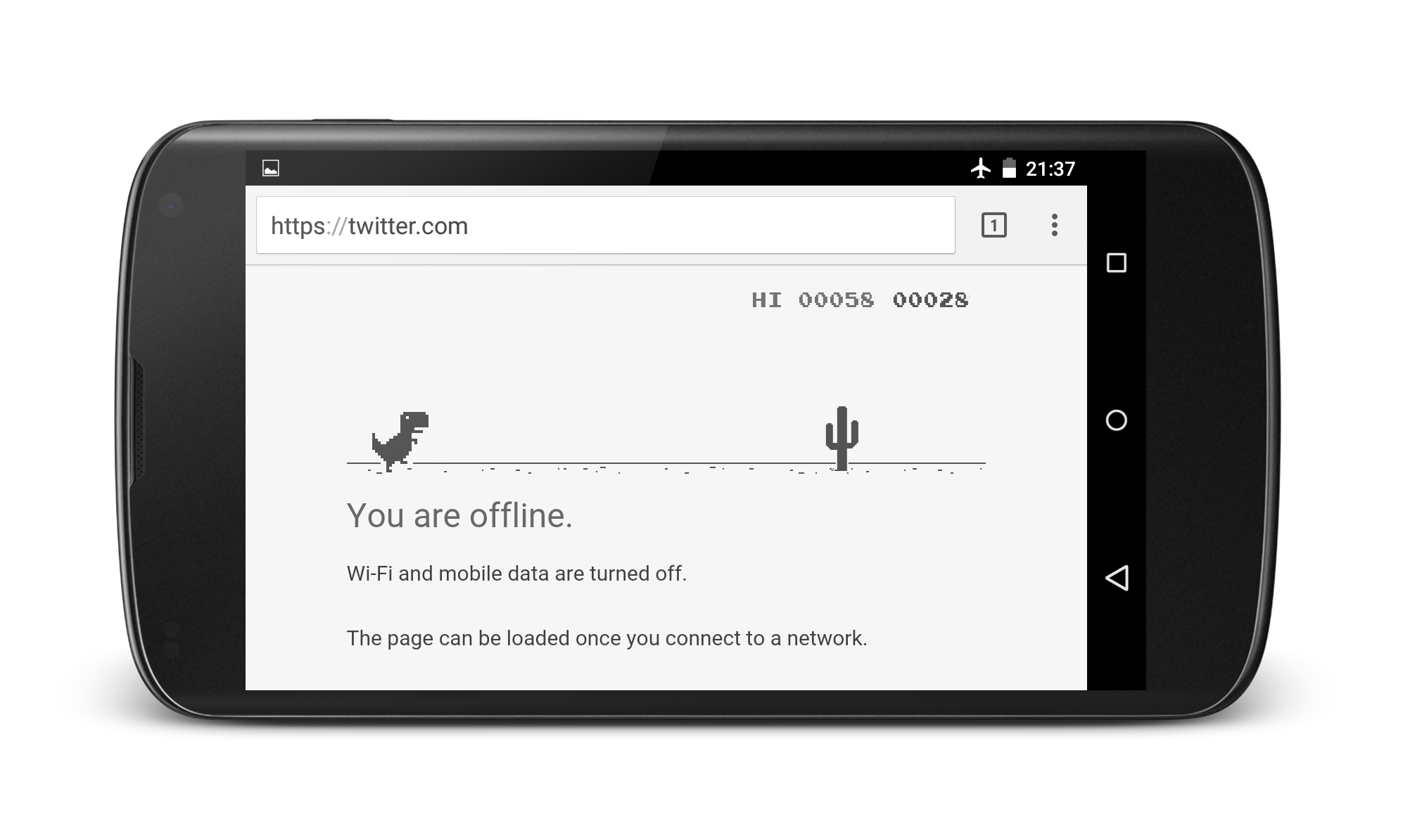 Internet down? How to play Google Chrome's hidden dinosaur game